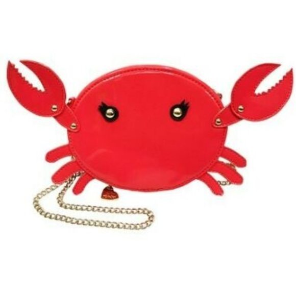 Betsey Johnson KITSCH PINCH ME CRAB CROSSBODY - Picture 9 of 9